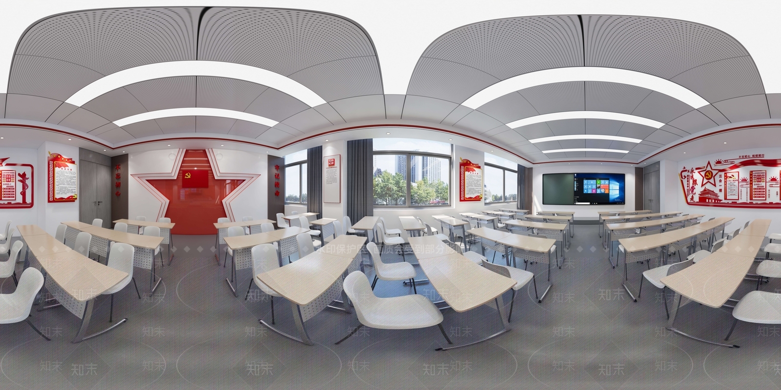 现代报告厅SU模型下载【ID:1110380026】