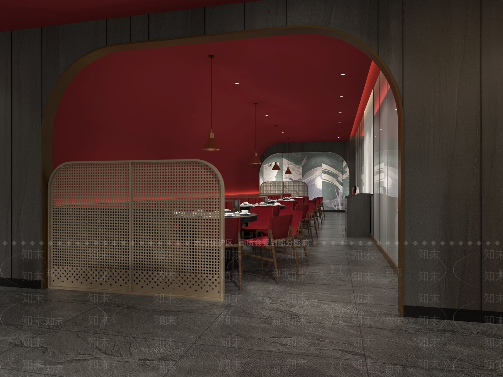 现代火锅店3D模型下载【ID:1110387033】