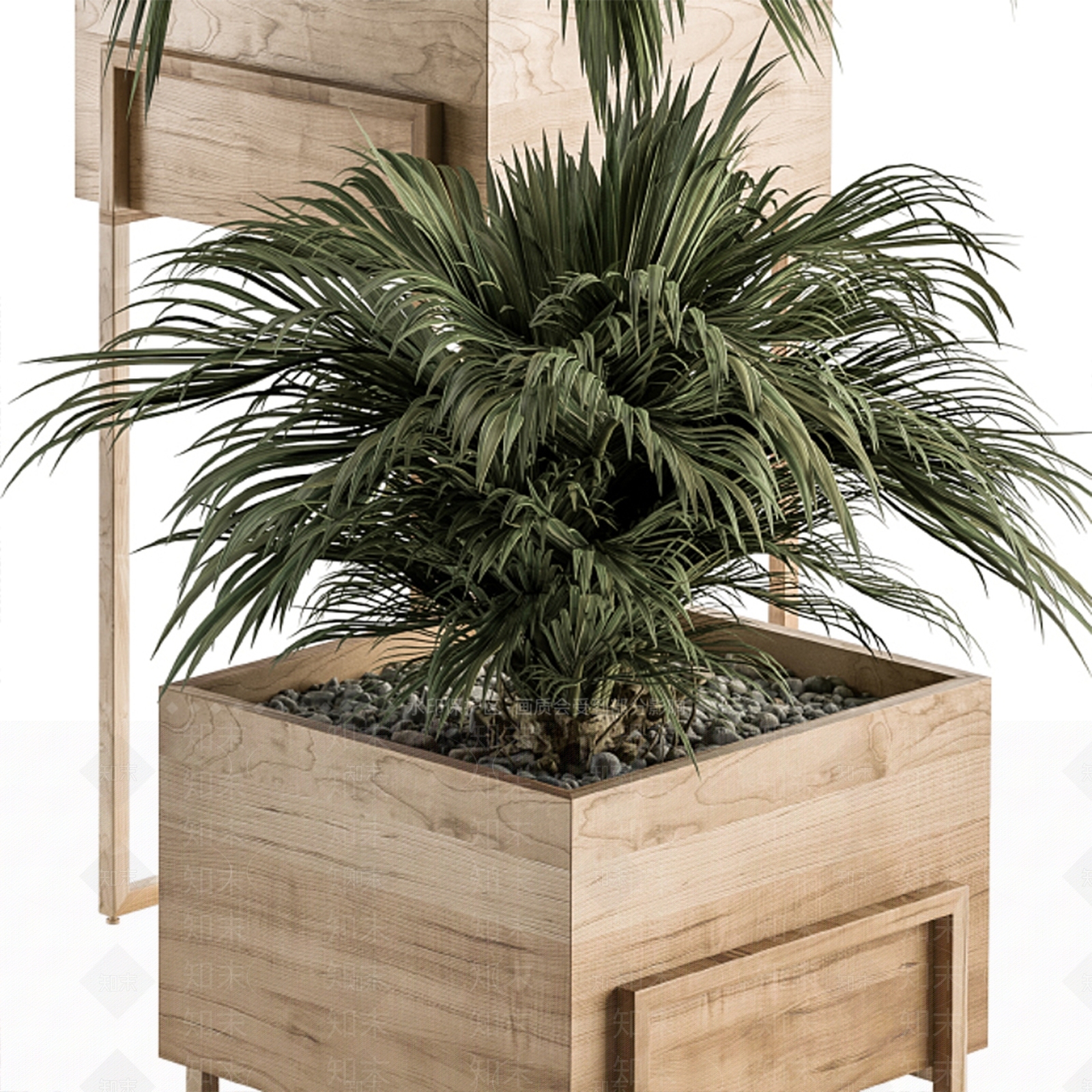 现代花箱3D模型下载【ID:1110399237】