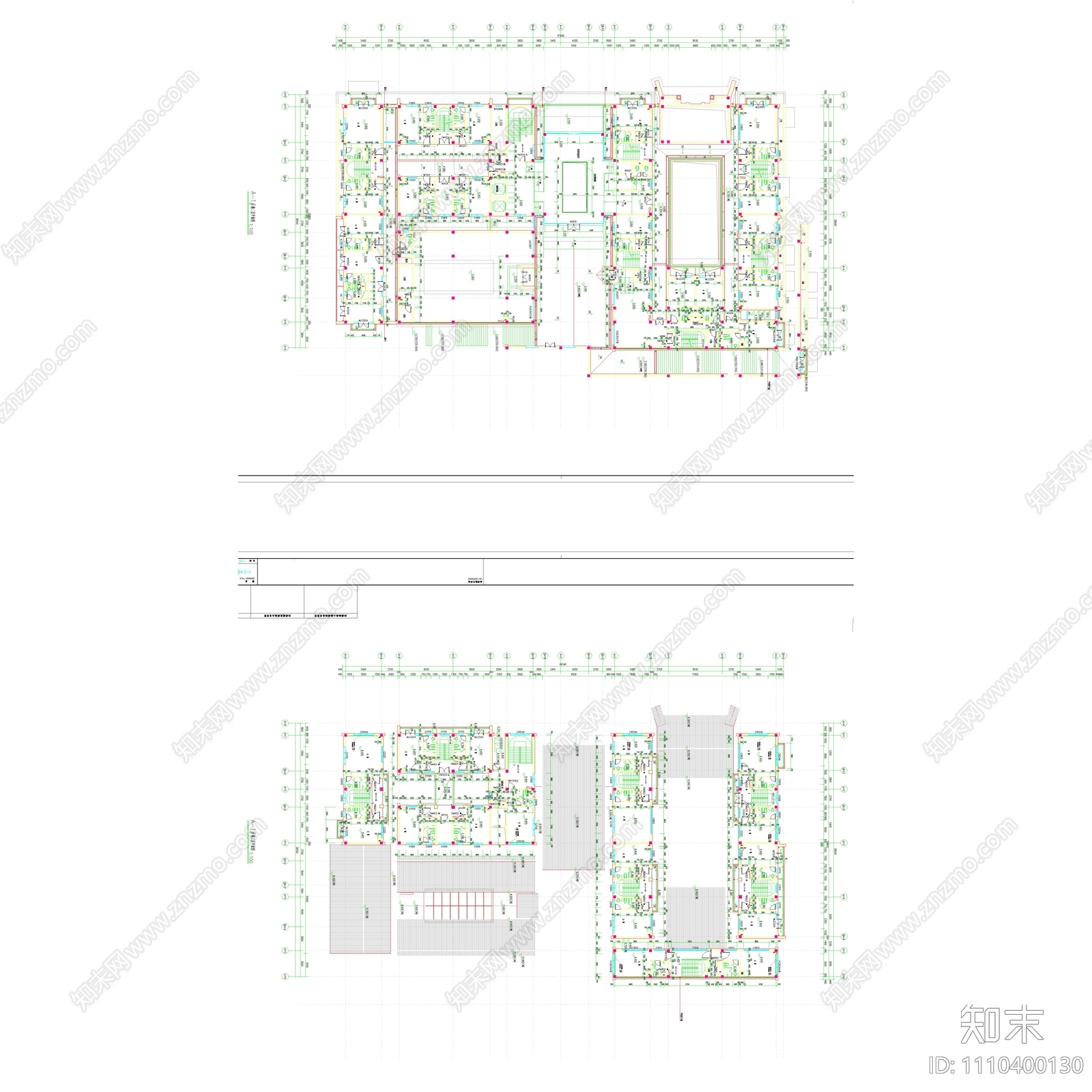 新中式古建筑CAD施工图下载【ID:1110400130】