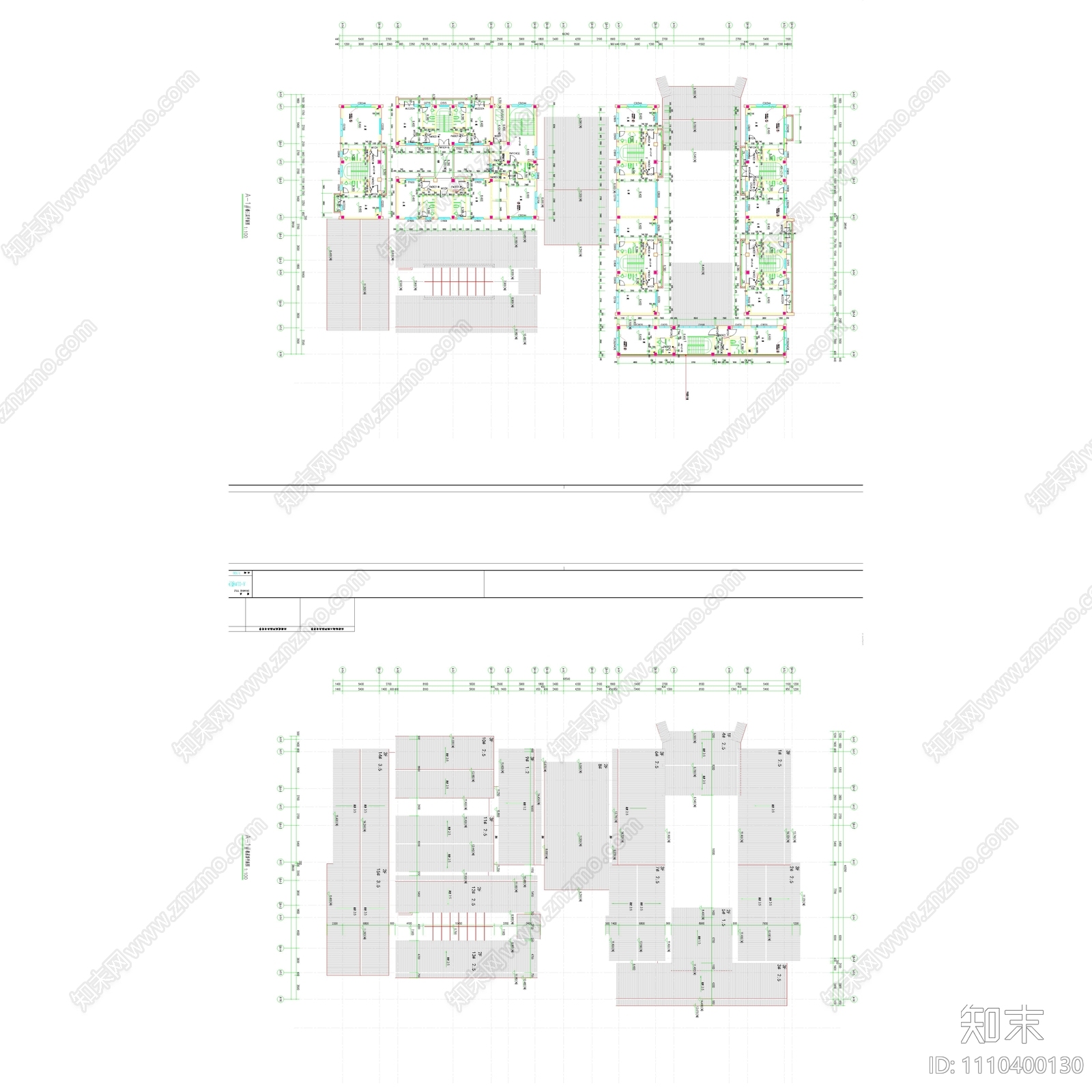 新中式古建筑CAD施工图下载【ID:1110400130】