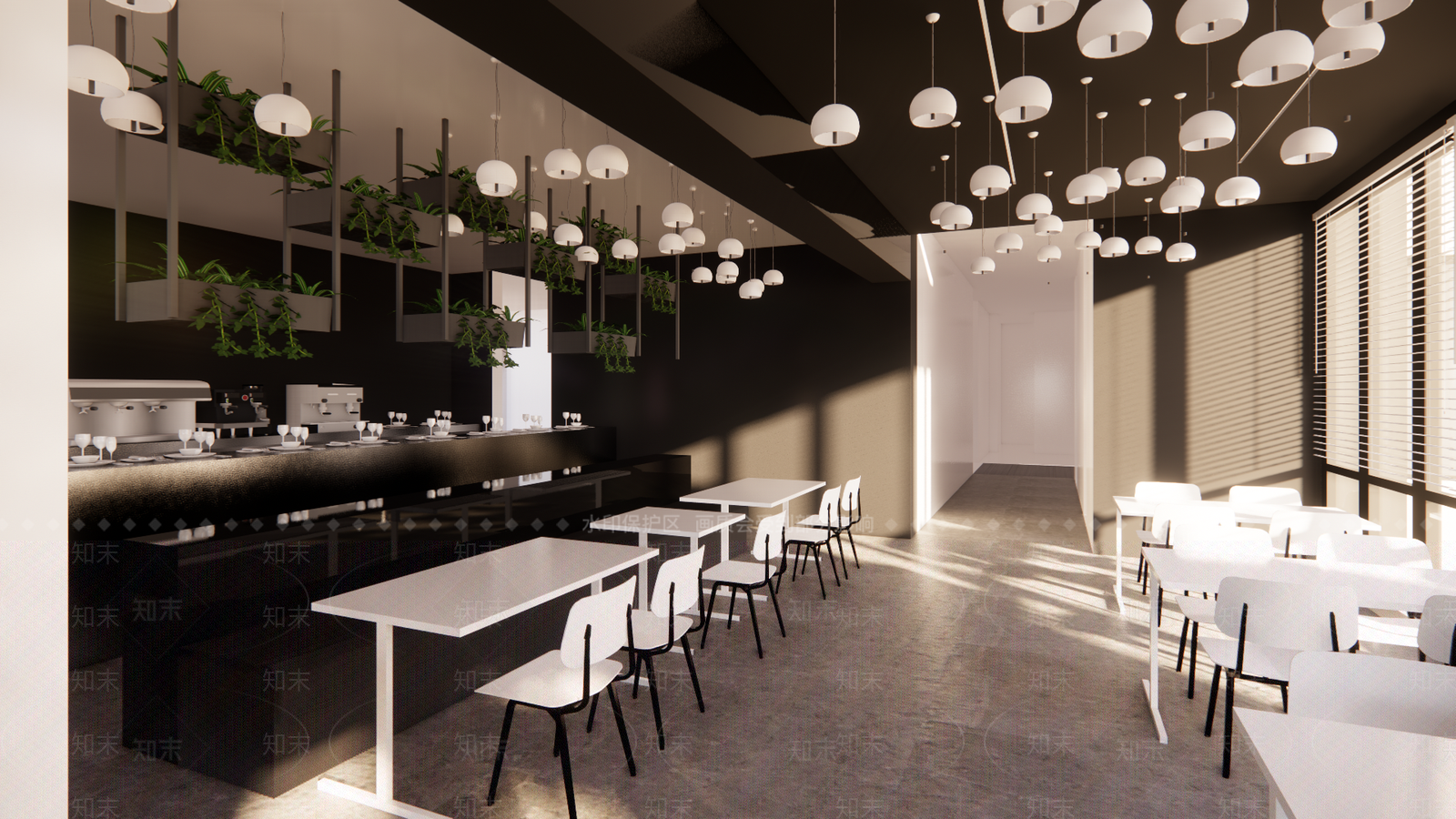 现代自助餐厅SU模型下载【ID:1110466722】