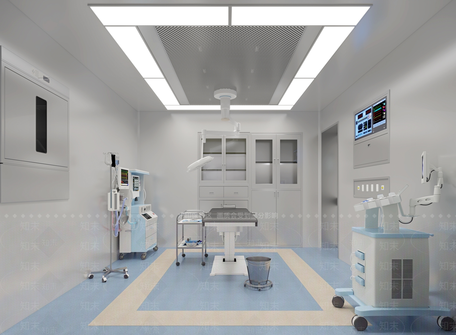 现代医院手术室3D模型下载【ID:1110412725】