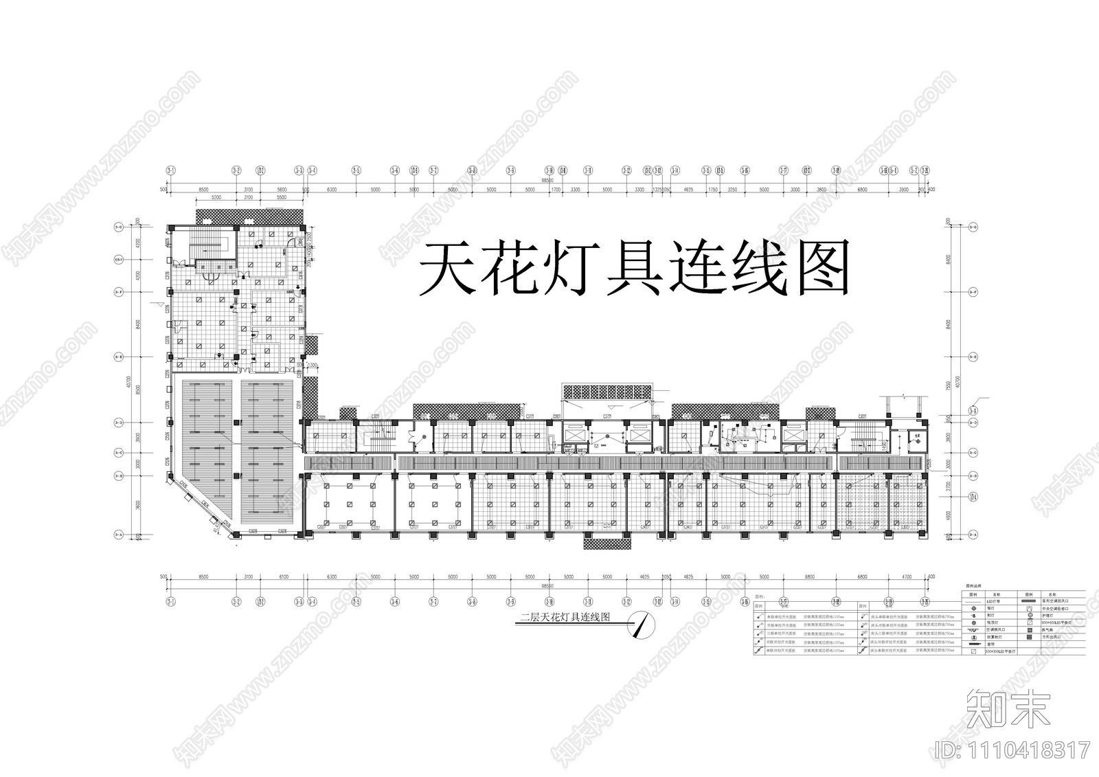 养老中心电气施工图cad施工图下载【ID:1110418317】