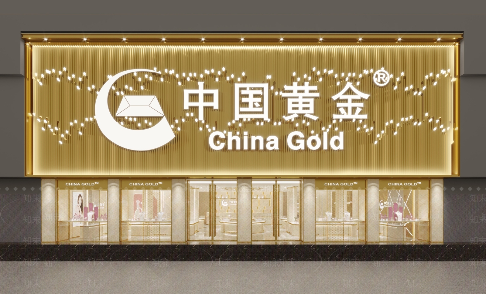 现代珠宝店3D模型下载【ID:1110507534】