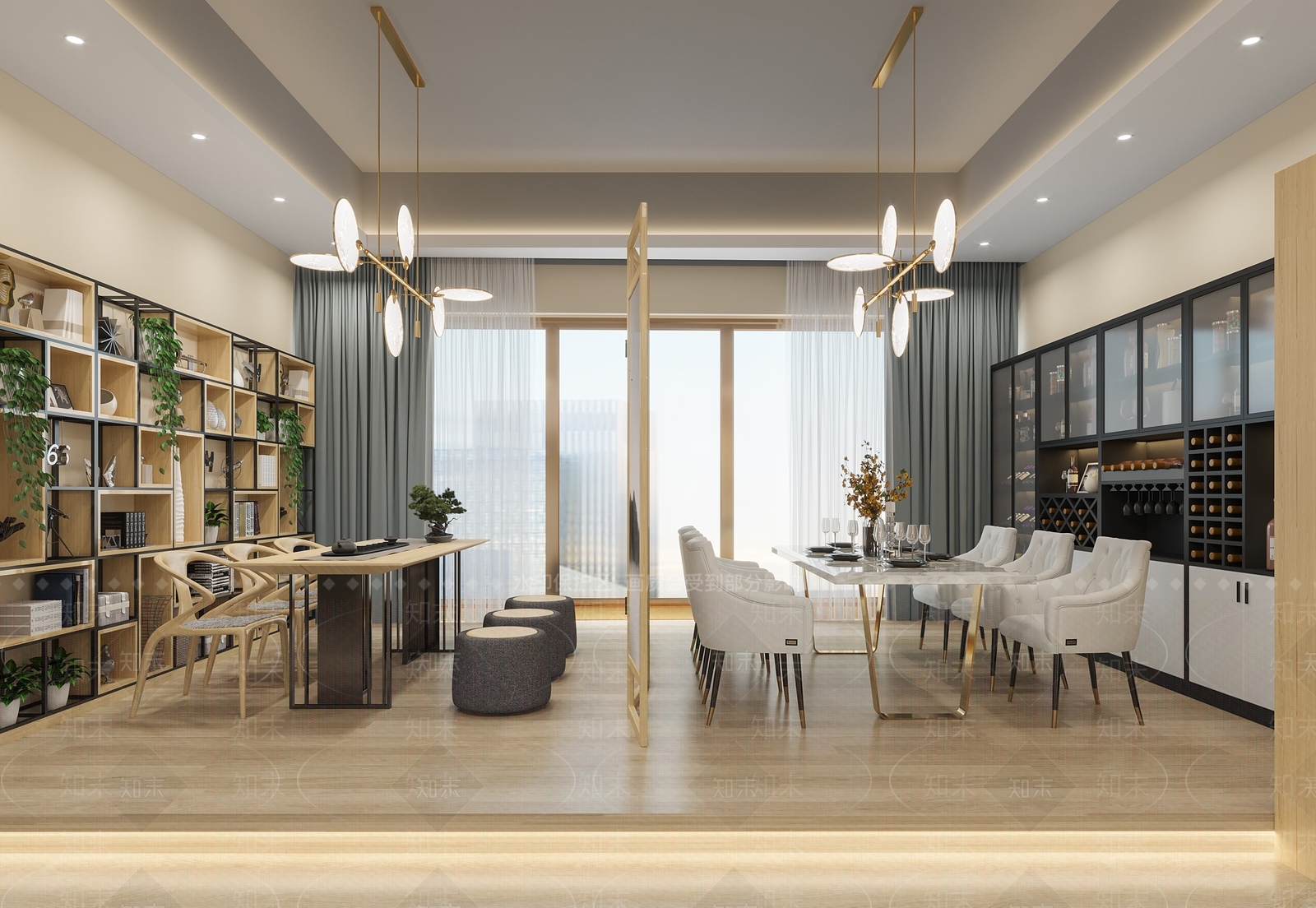 现代前台3D模型下载【ID:1110431102】