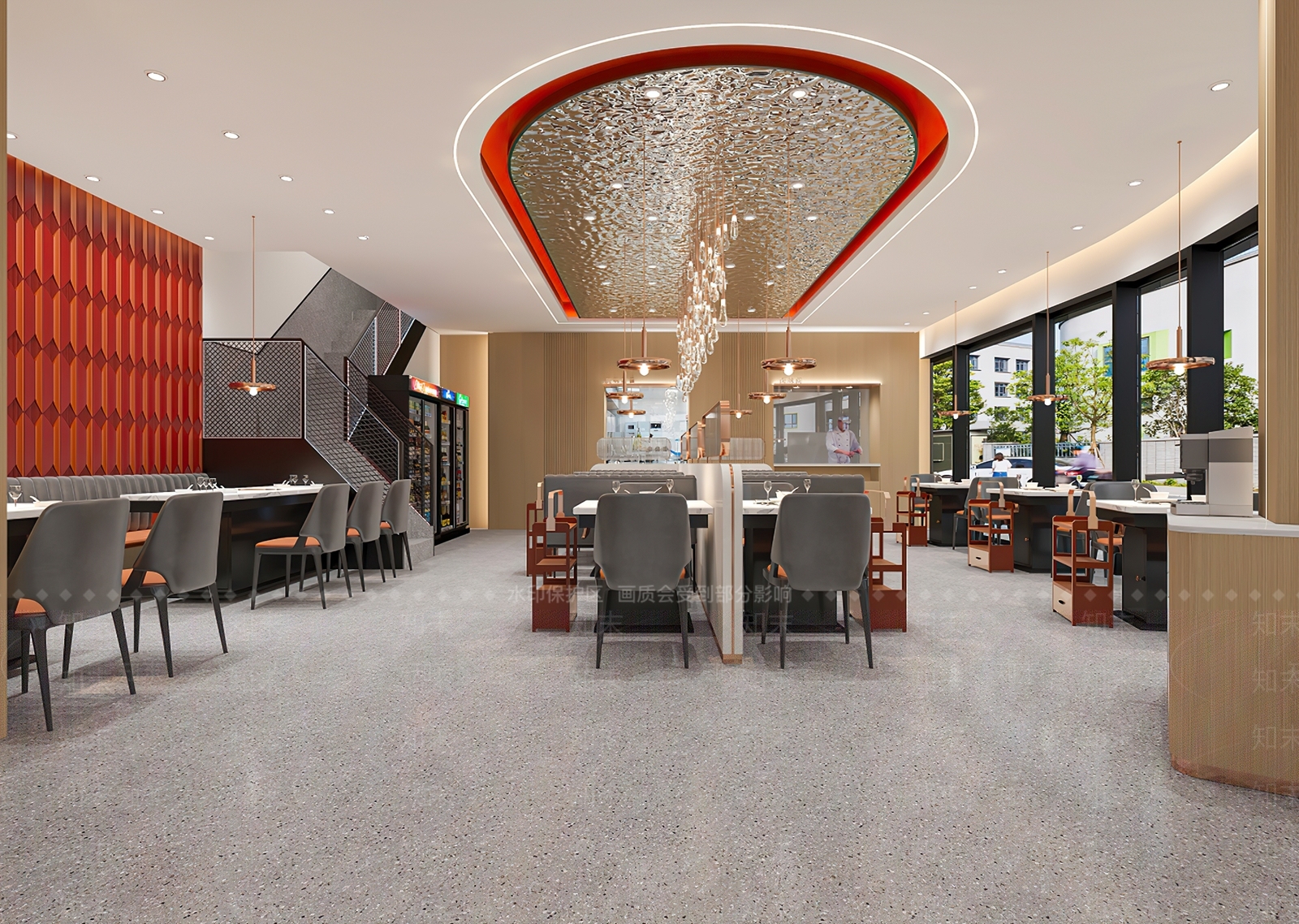 现代火锅店3D模型下载【ID:1110448342】