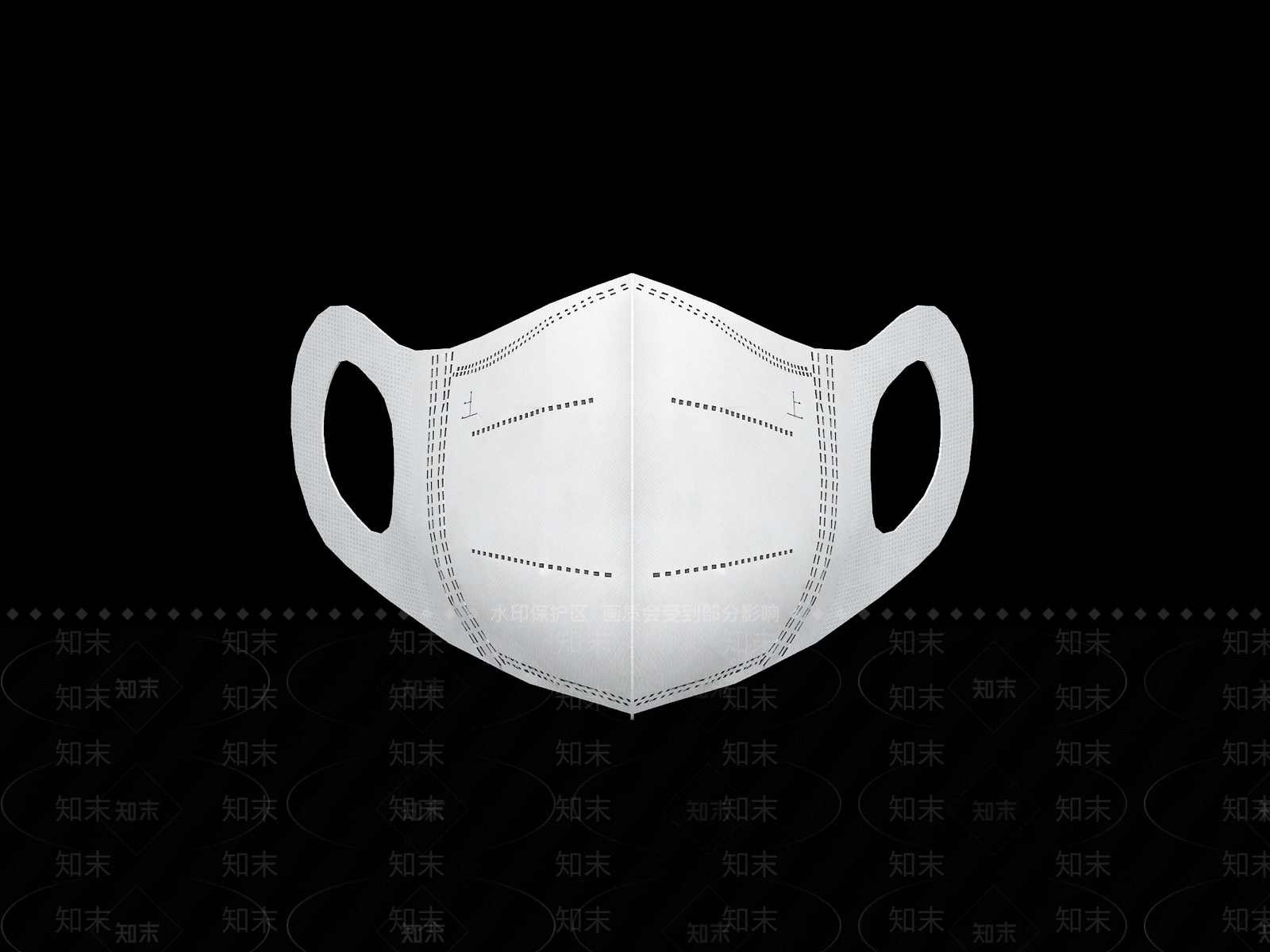 现代口罩3D模型下载【ID:1110451339】