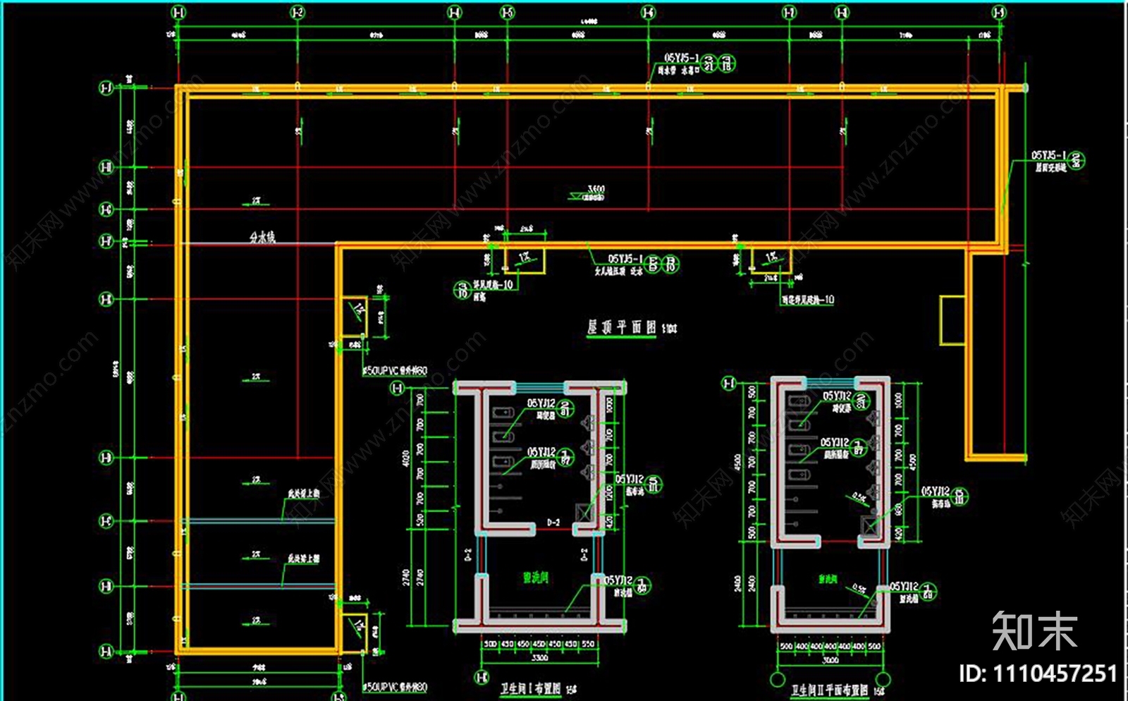 幼儿园建筑结构CAD图纸施工图下载【ID:1110457251】