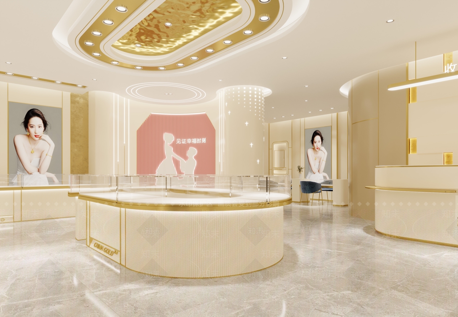 现代珠宝店3D模型下载【ID:1110507534】