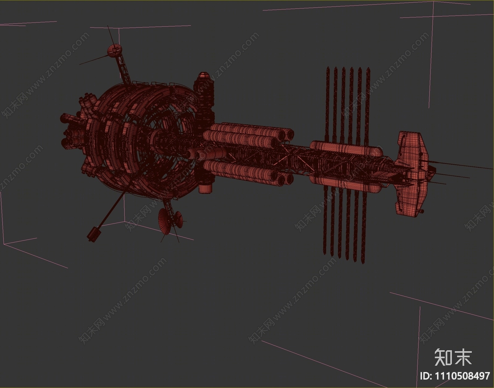 现代太空站3D模型下载【ID:1110508497】