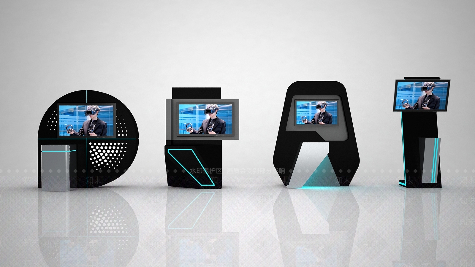 现代触摸屏3D模型下载【ID:1110515709】