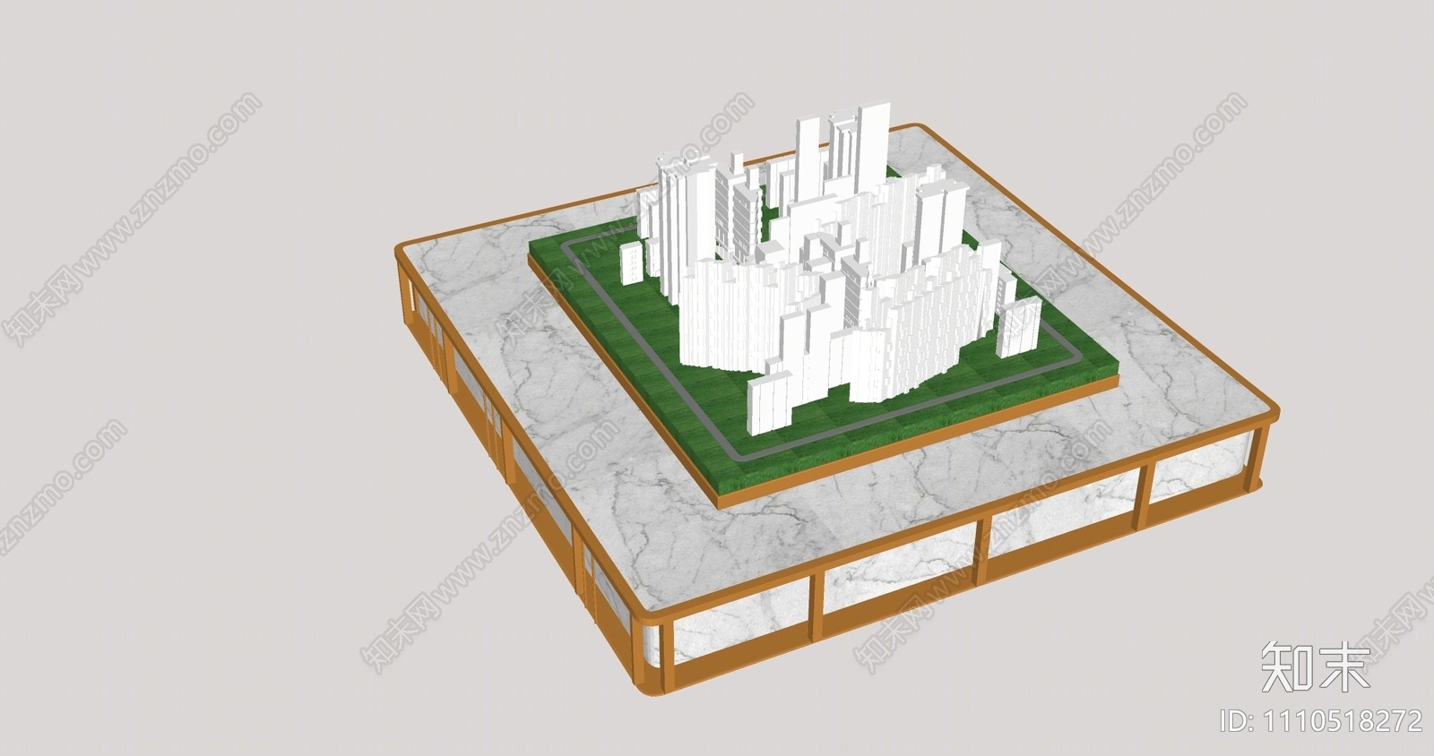 现代沙盘SU模型下载【ID:1110518272】