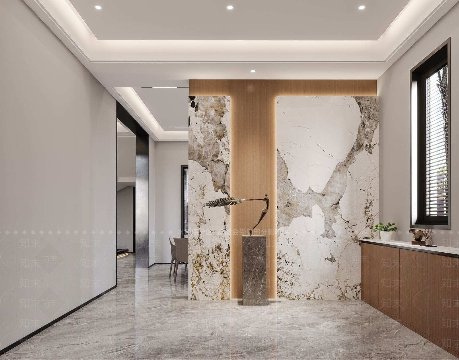 现代玄关3D模型下载【ID:1221691178】