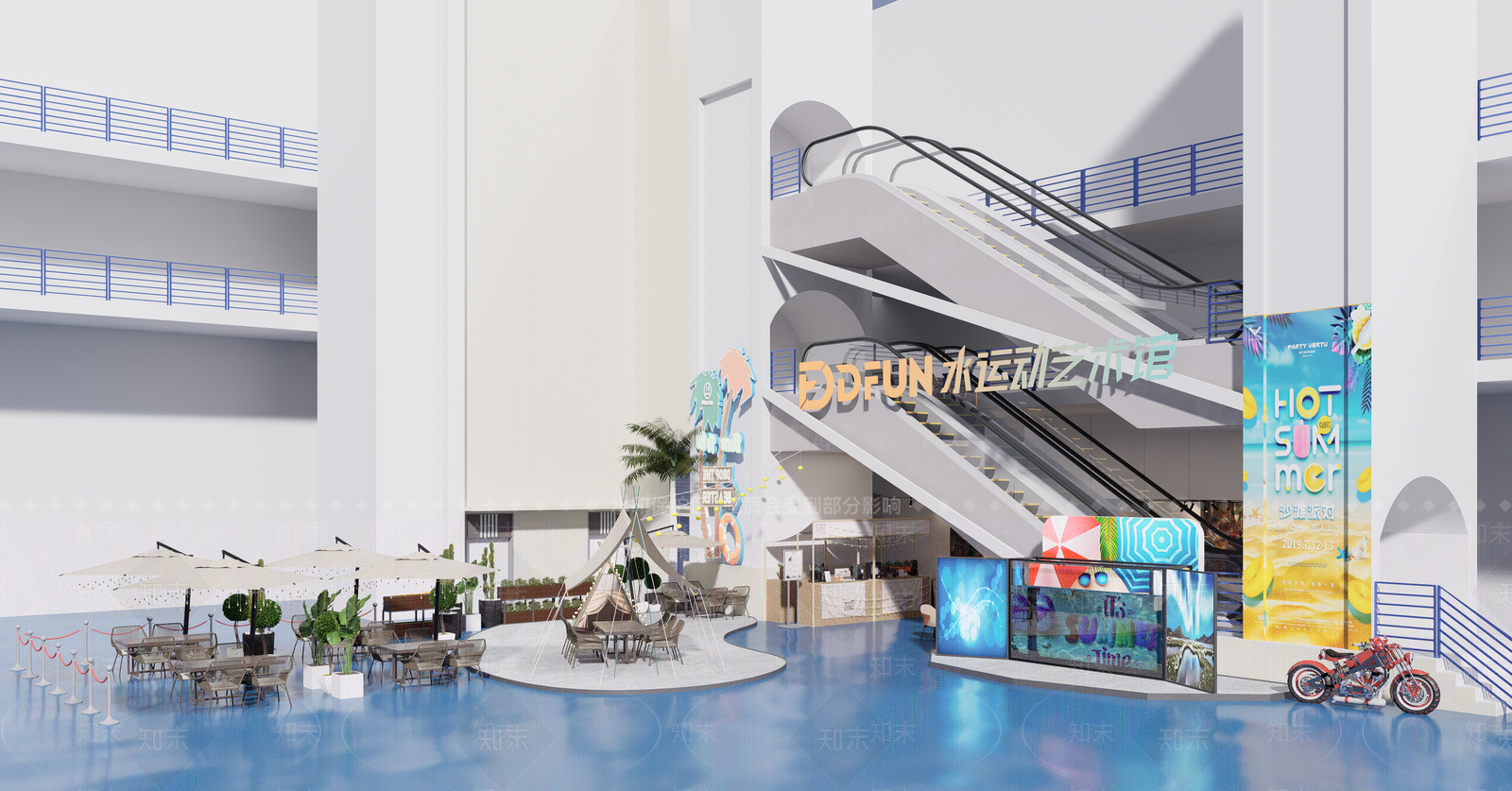 现代商业外摆SU模型下载【ID:1110737074】
