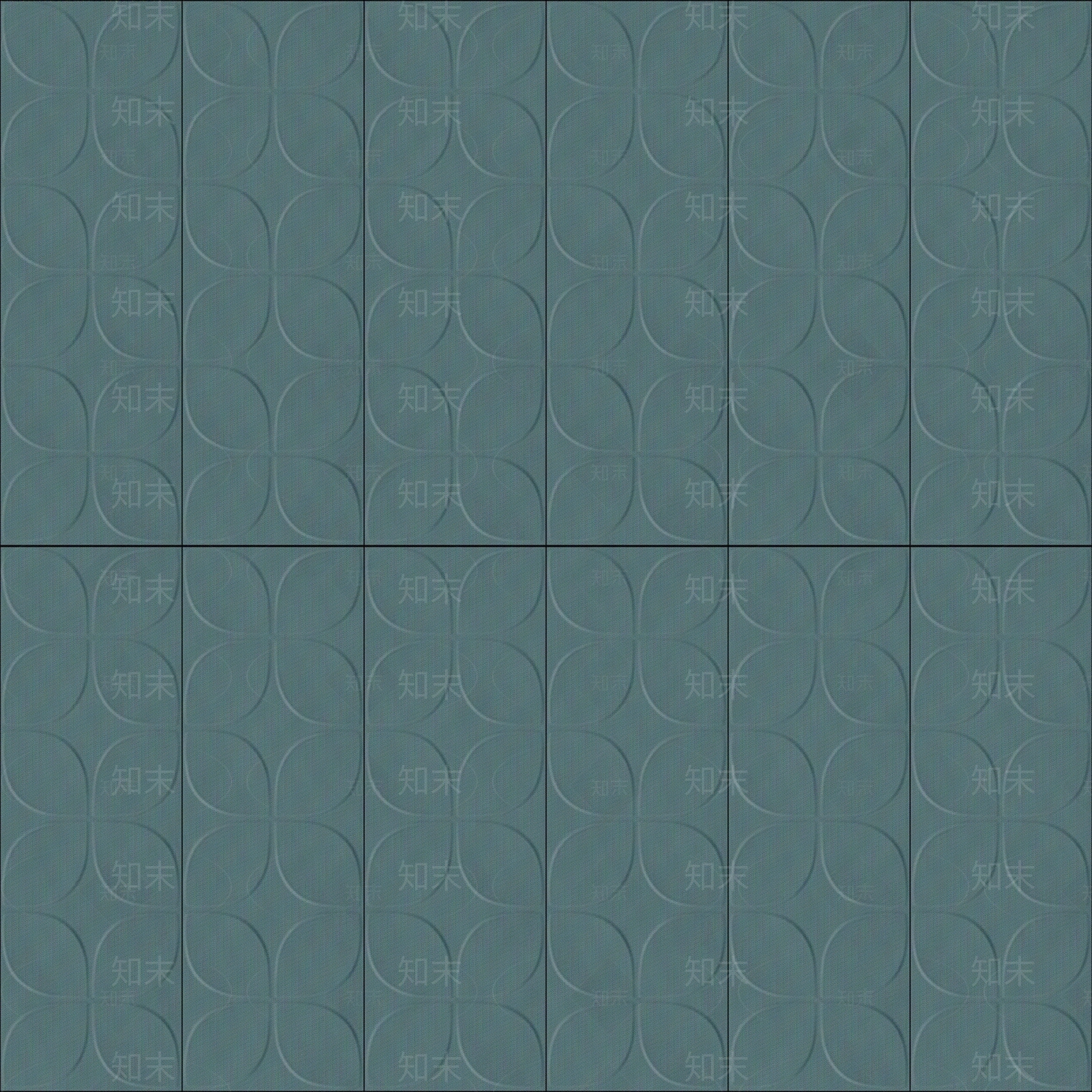 北欧风复古绿图案立体艺术瓷砖贴图下载【ID:1110556651】