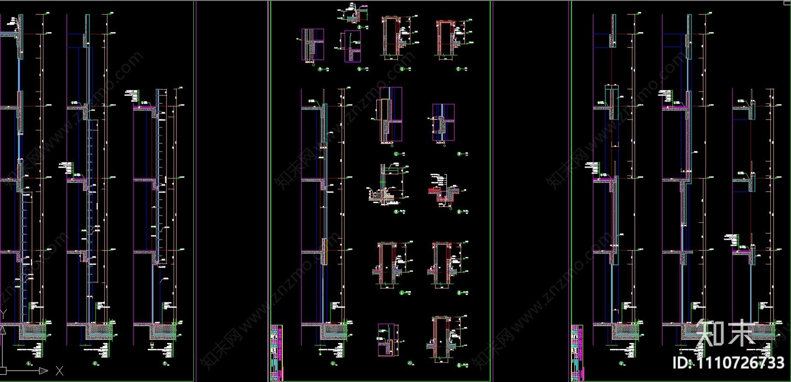 亿达商业综合体建筑规划设计cad施工图下载【ID:1110726733】