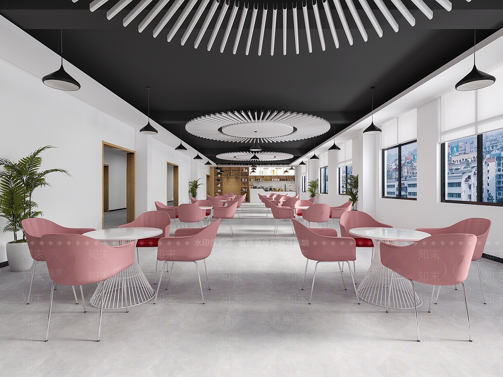 现代公司茶水间3D模型下载【ID:1110568991】
