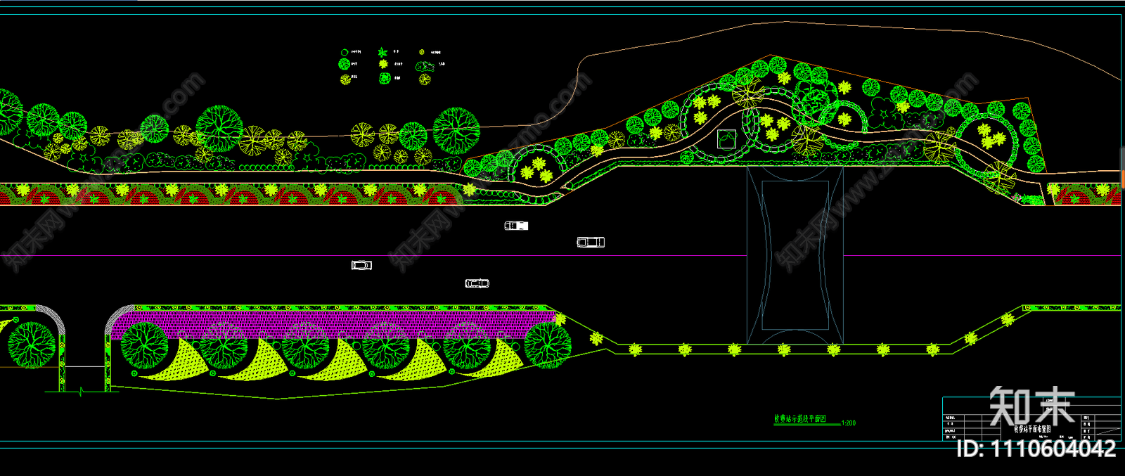 攀枝花迎宾大道绿化CAD施工图下载【ID:1110604042】