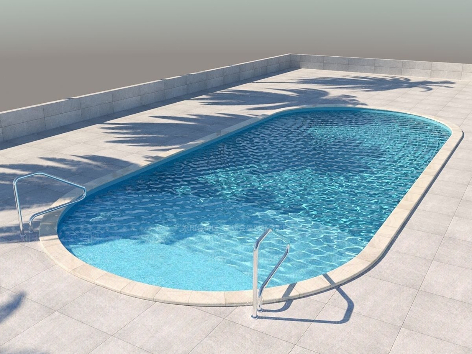 现代水池3D模型下载【ID:1110616743】