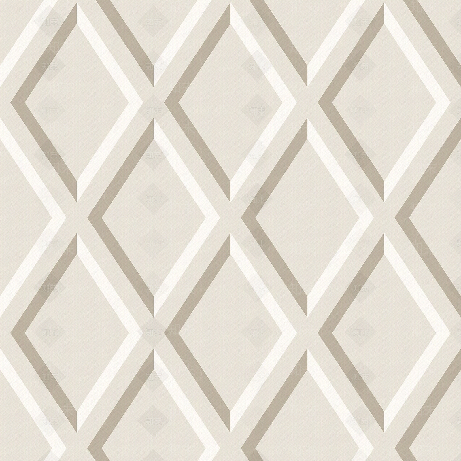 米色几何菱形壁纸墙纸贴图下载【ID:1110617930】