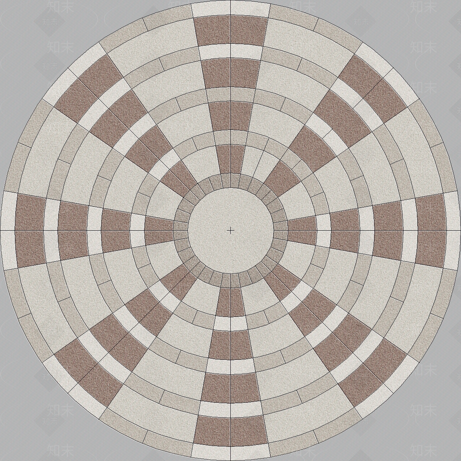 圆形广场铺装贴图下载【ID:1110619618】