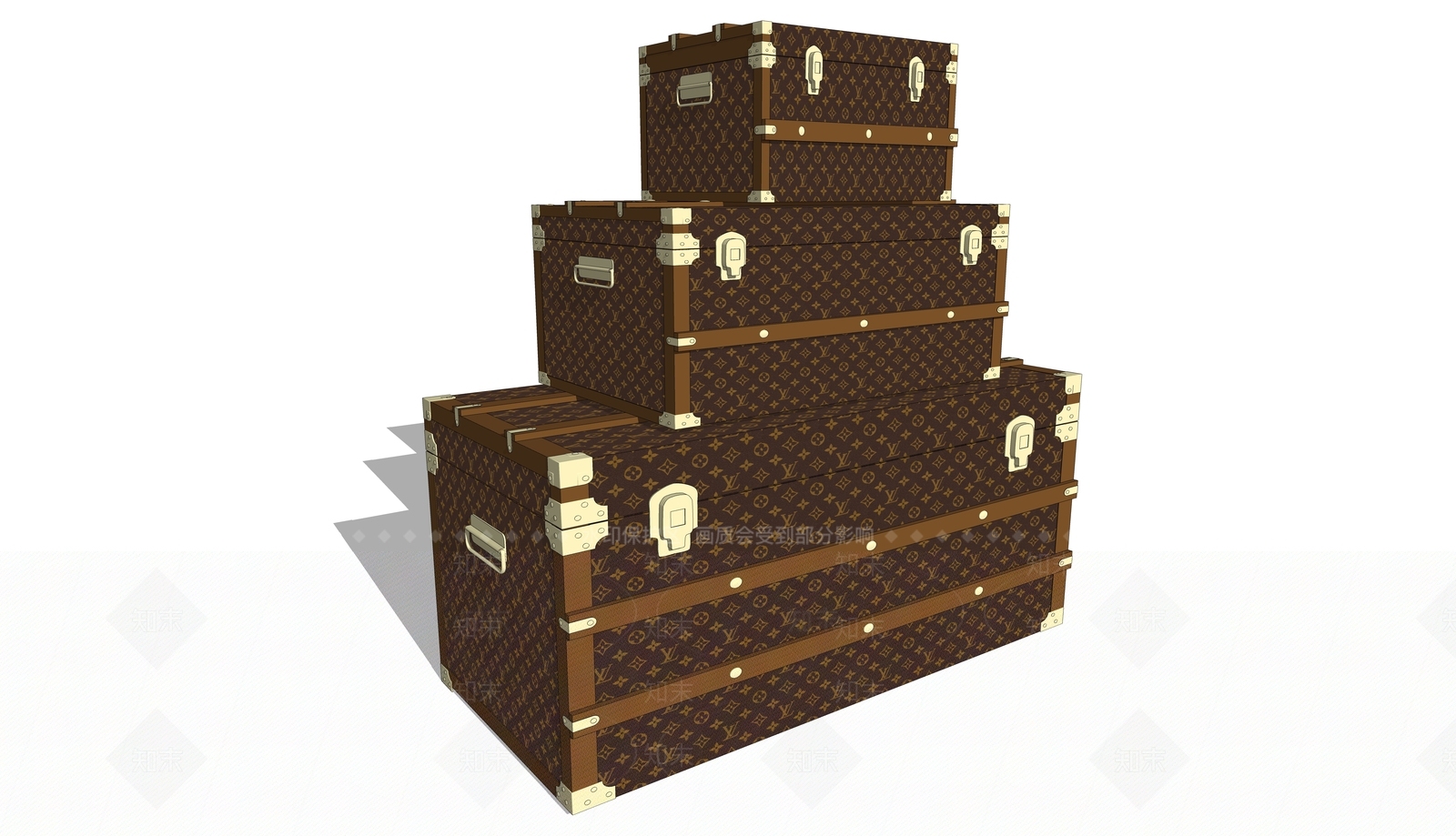现代箱子SU模型下载【ID:1110621228】