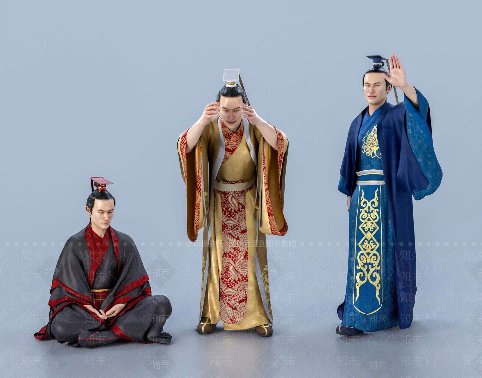 现代男人3D模型下载【ID:1110622223】