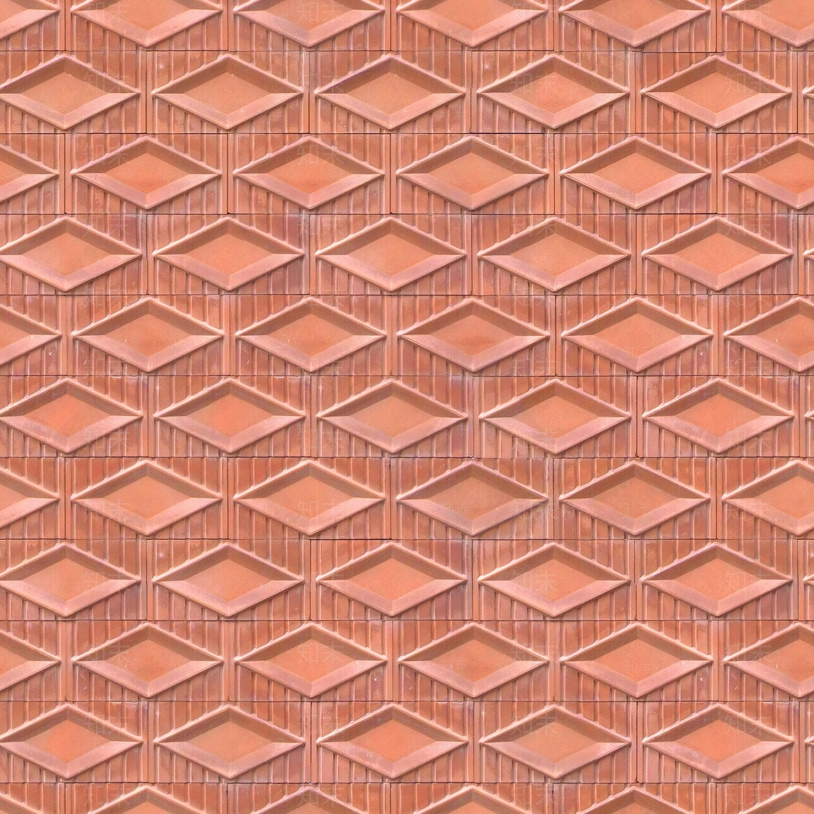 红砖立体艺术瓷砖贴图下载【ID:1110622645】