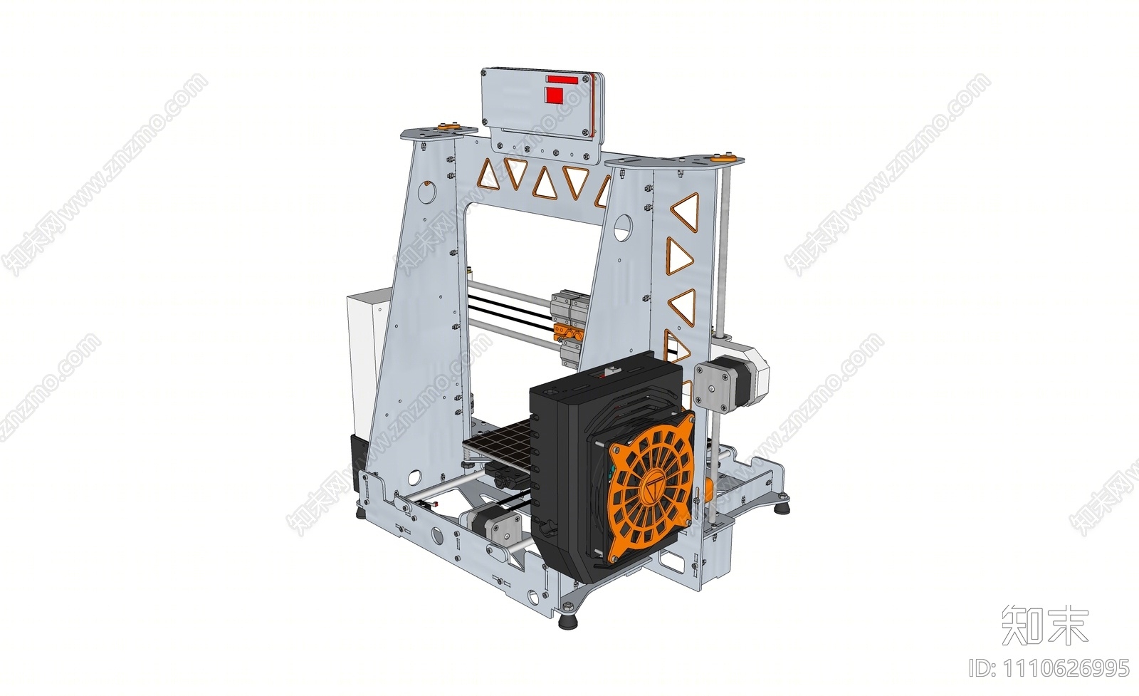 现代3D打印机SU模型下载【ID:1110626995】