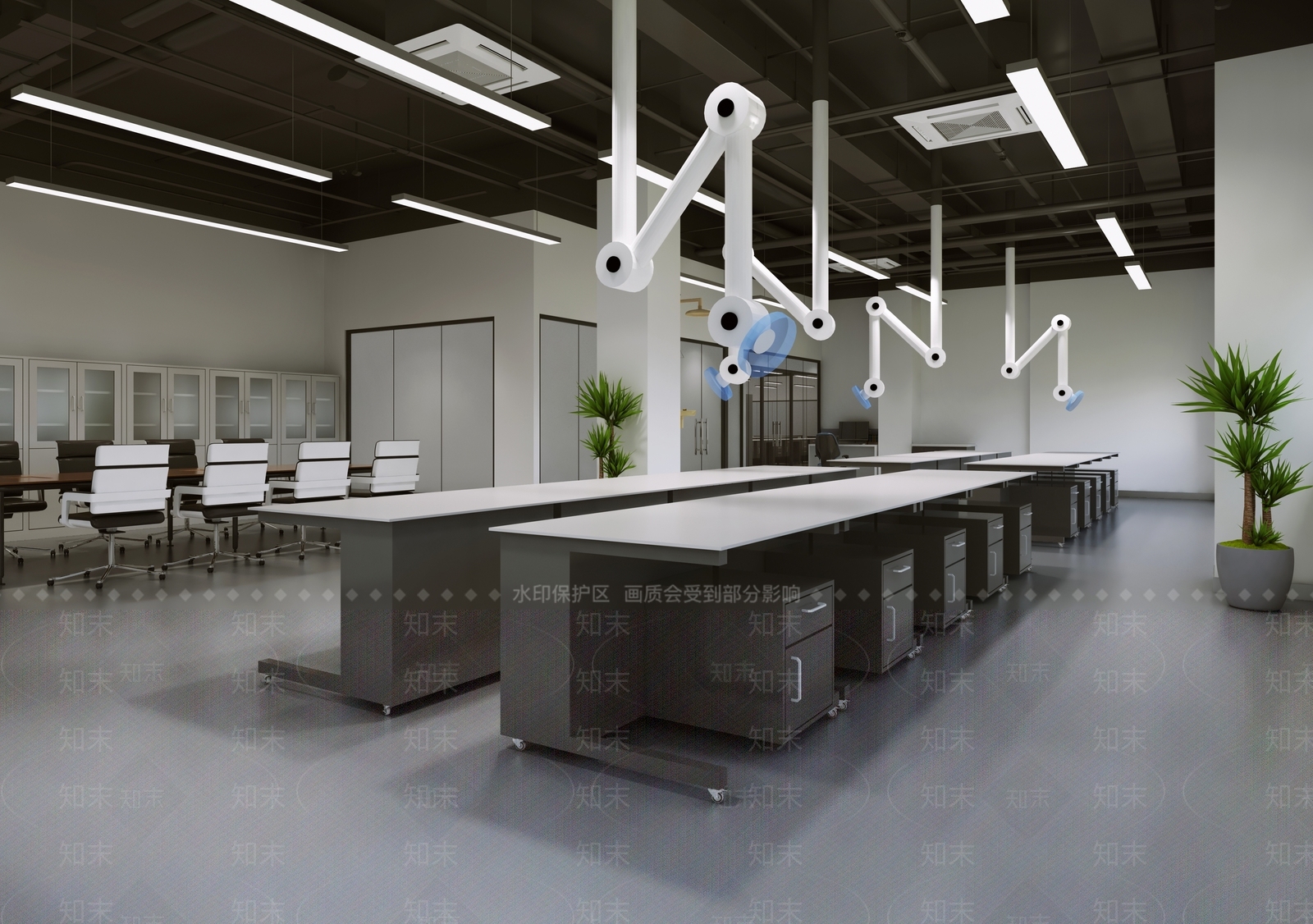 现代实验室3D模型下载【ID:1110684548】
