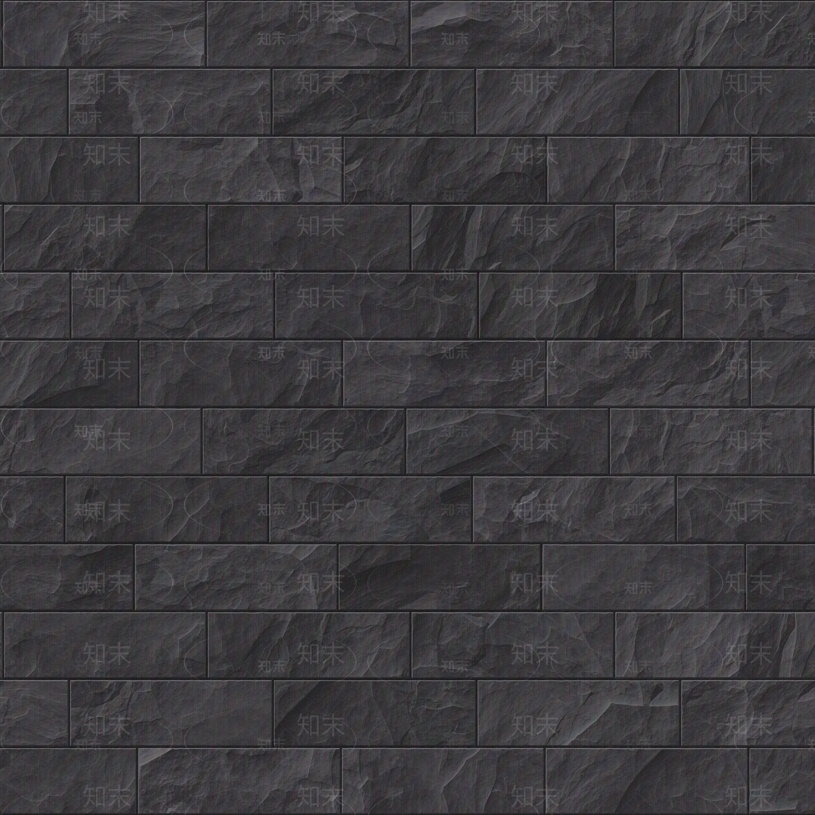 黑色文化石板岩墙面贴图下载【ID:1110685254】