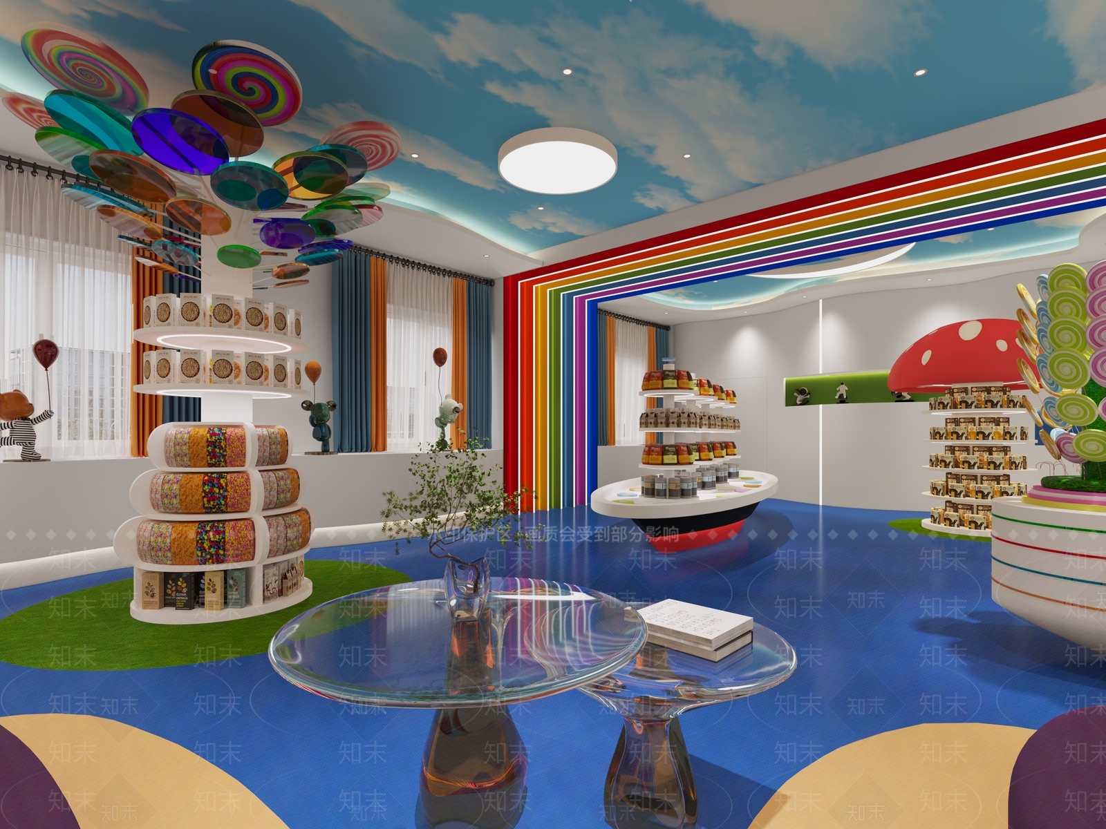 现代糖果专卖店3D模型下载【ID:1110709092】