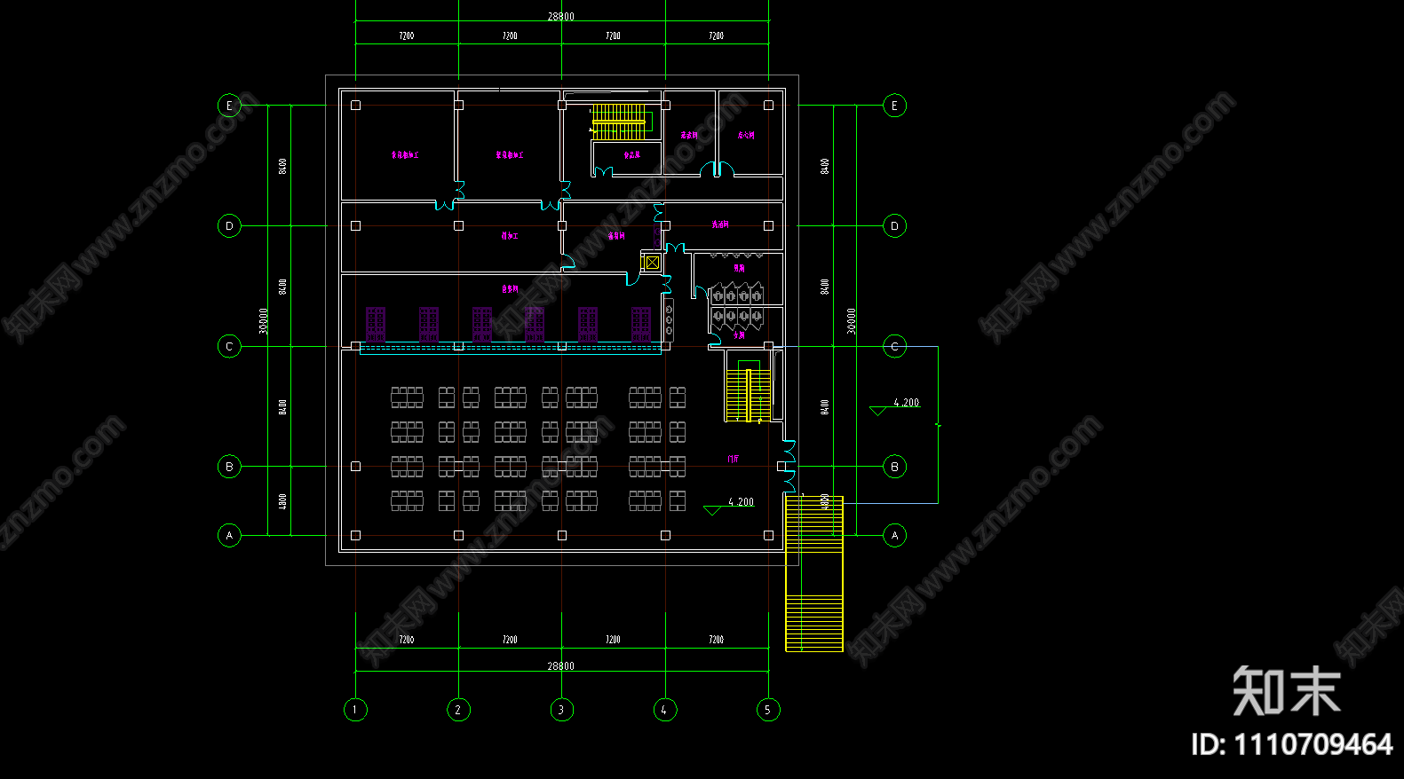 中学建筑设计方案cad施工图下载【ID:1110709464】