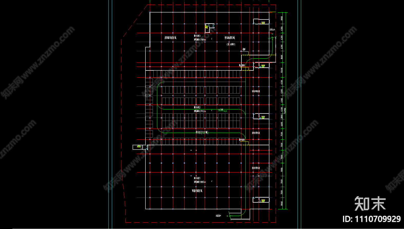 小学建筑设计cad方案施工图施工图下载【ID:1110709929】