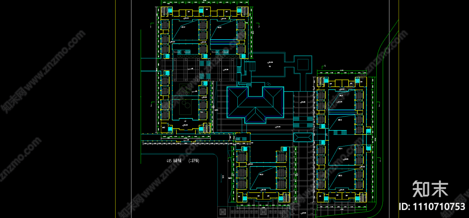 资阳学校小学中学校区建筑单体设计CAD施工图下载【ID:1110710753】