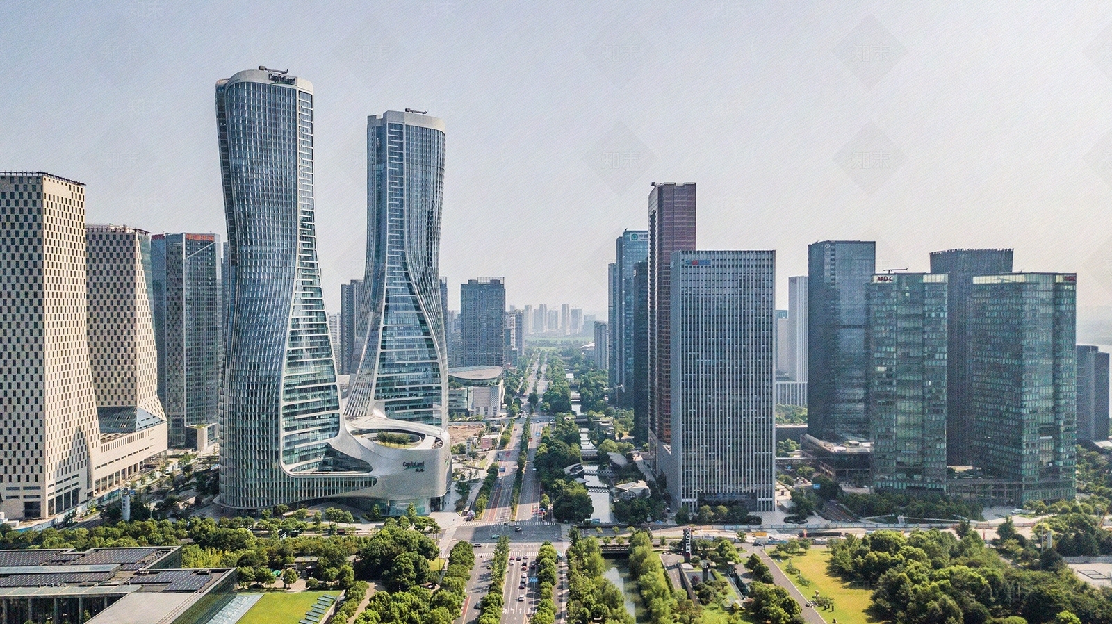 白天城市外景贴图下载【ID:1110717327】_【知末网贴图库】
