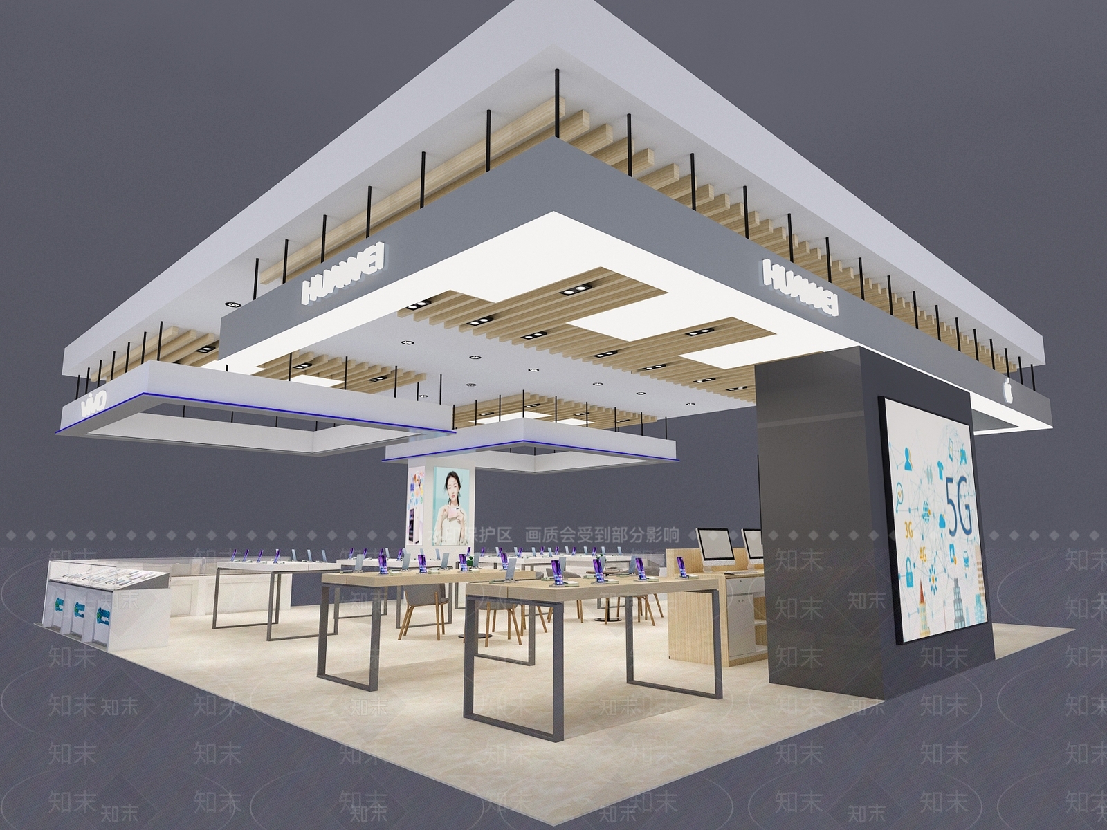 现代商场展区3D模型下载【ID:1110743844】