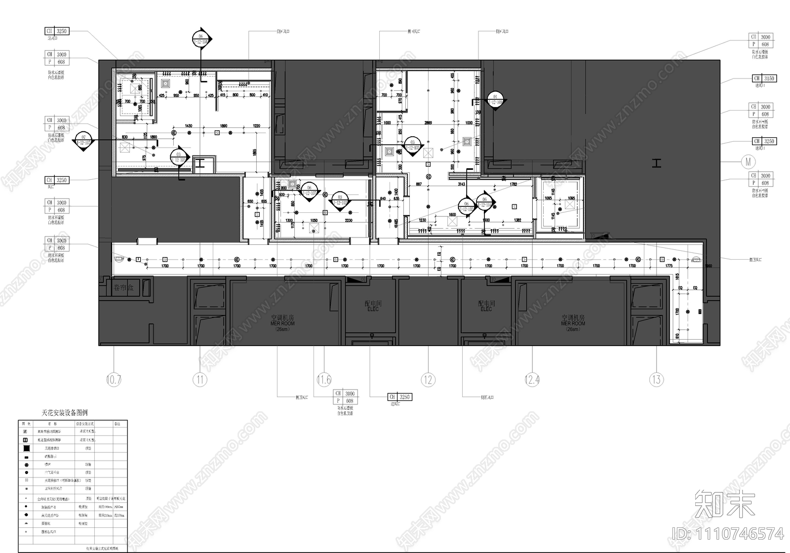 某大厦商业办公裙楼cad施工图下载【ID:1110746574】