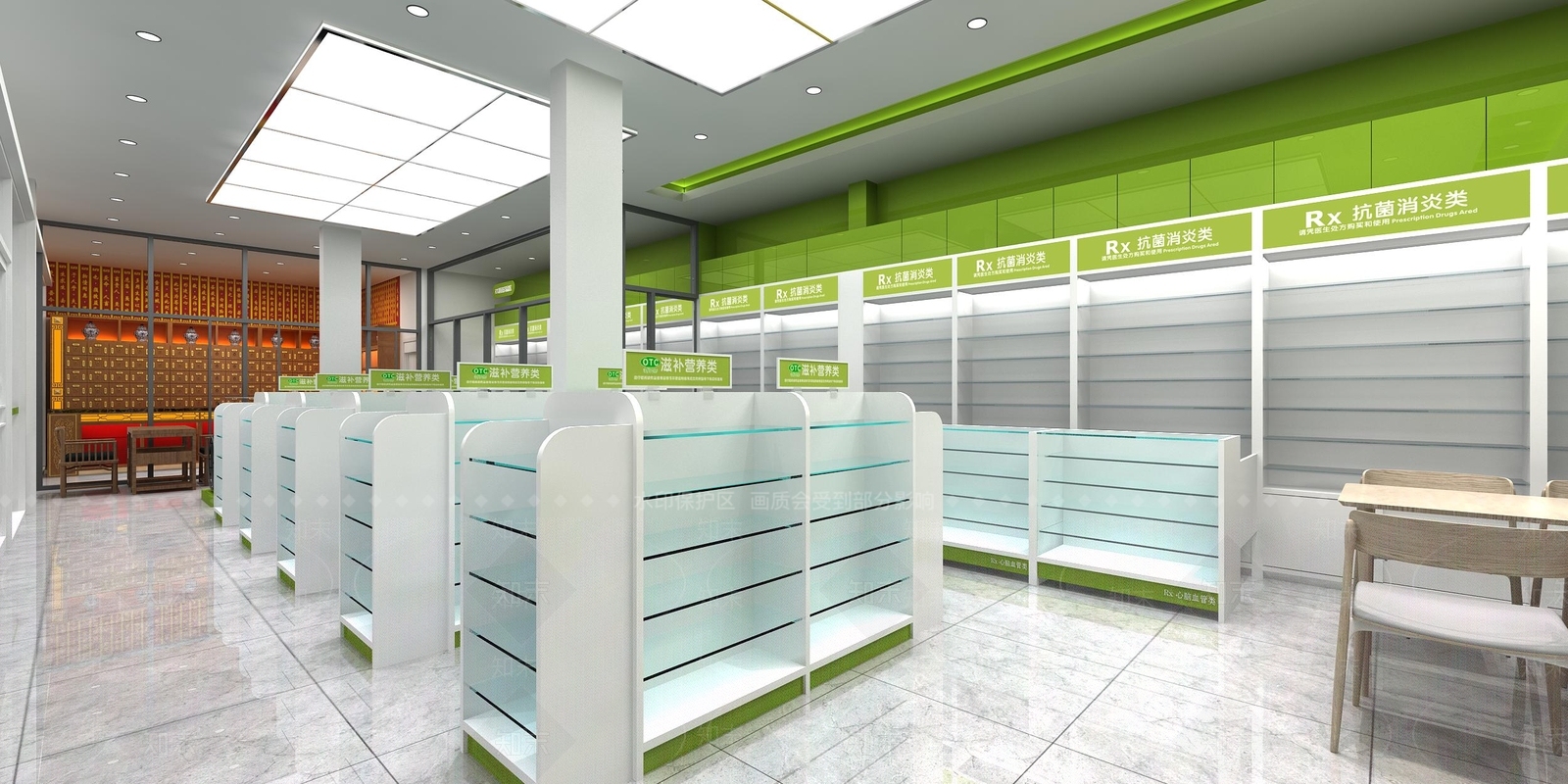 现代药店3D模型下载【ID:1110754010】