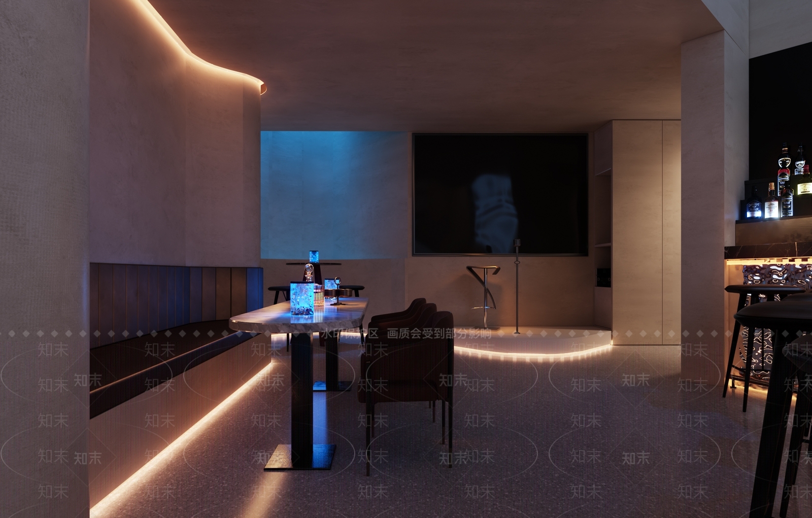 现代酒吧3D模型下载【ID:1110771963】