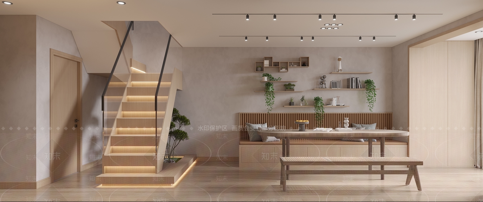 侘寂单身公寓3D模型下载【ID:1110793394】