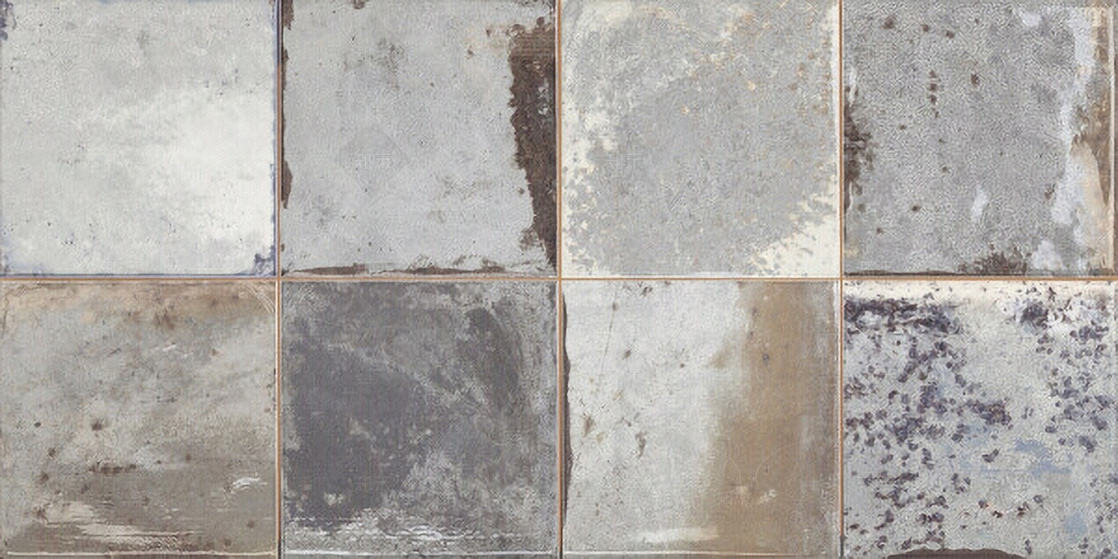 复古普罗旺斯灰色光泽釉面波纹墙砖釉面砖贴图下载【ID:1110794824】