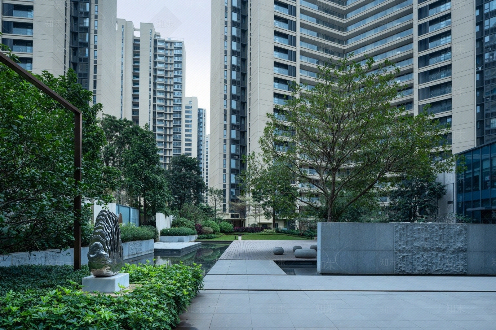 小区外景高清贴图材质