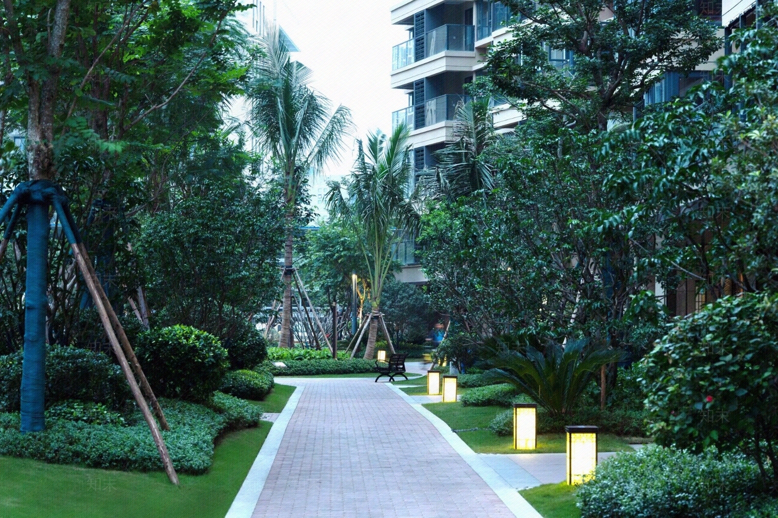 居民楼小区外景贴图下载【ID:1110795221】