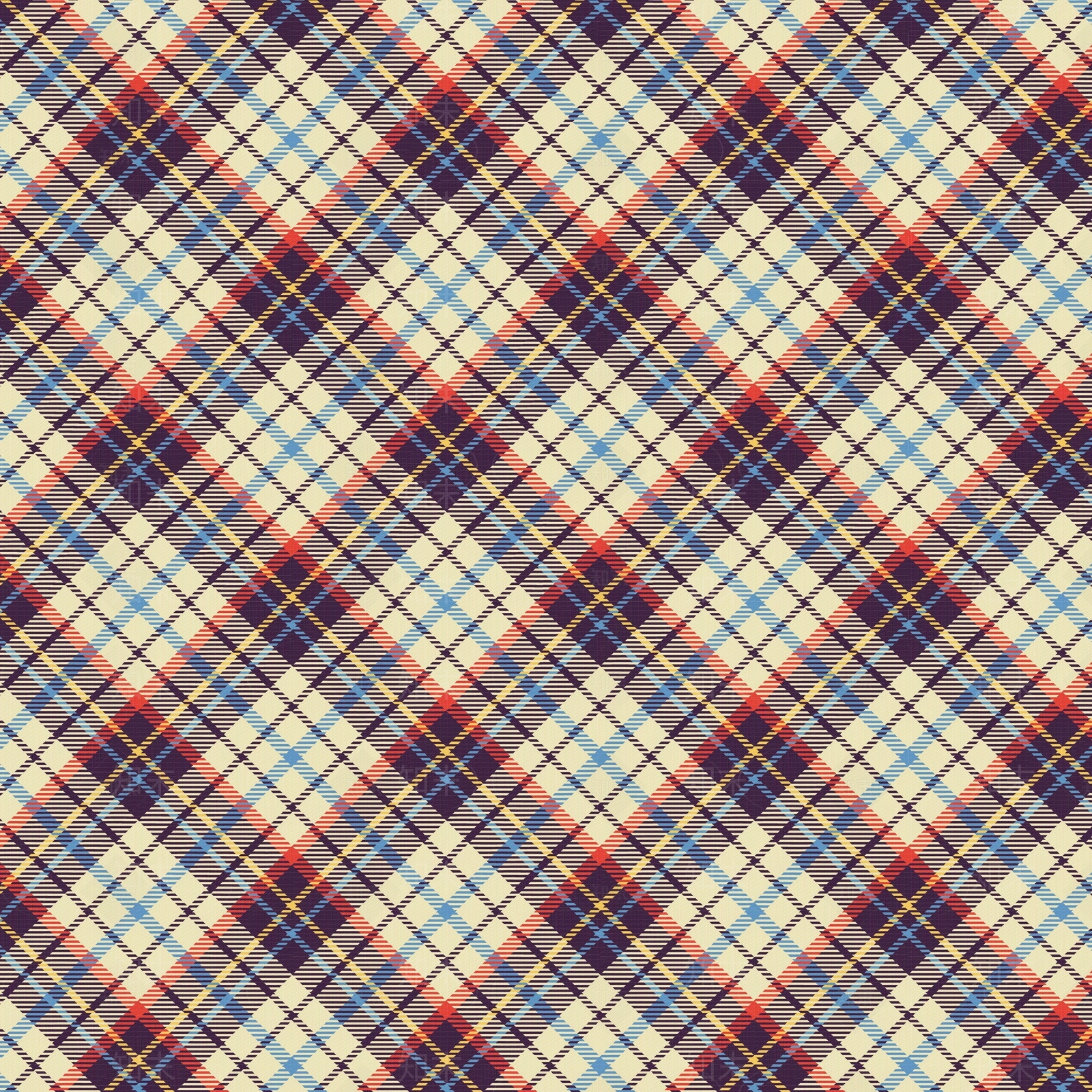 格子纹布纹方格布纺织布贴图下载【ID:1110813948】