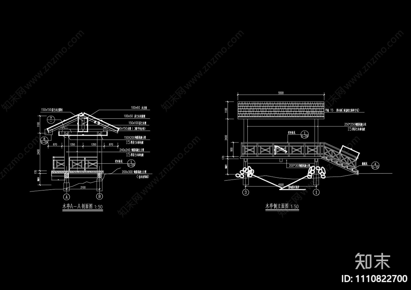 村乡村风貌改造大样图cad施工图下载【ID:1110822700】