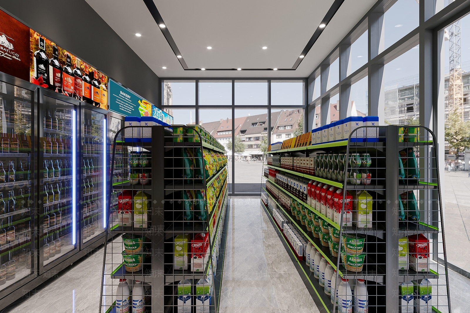 现代超市3D模型下载【ID:1110835250】