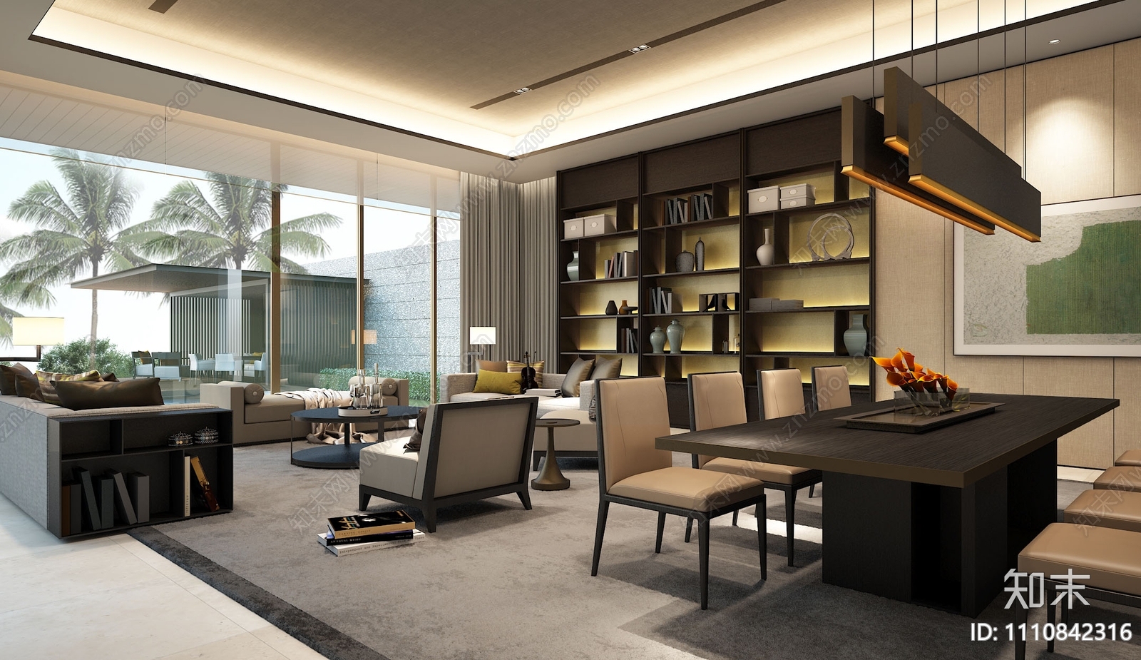 新加坡SCDA设计别墅施工图海南项目施工图下载【ID:1110842316】