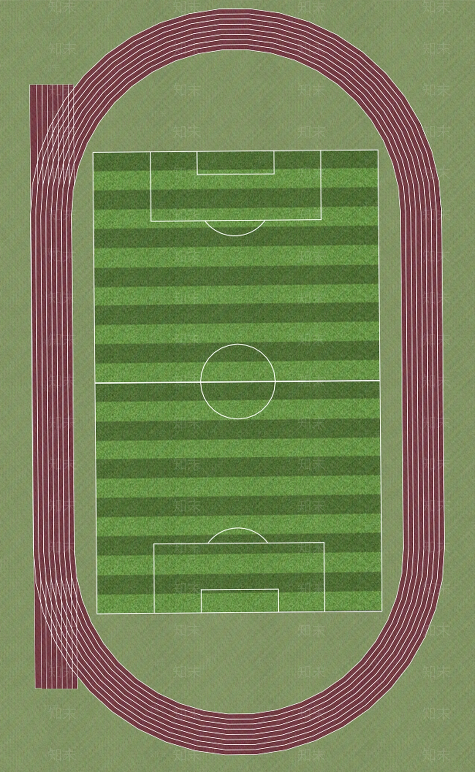 运动场地平面俯瞰贴图下载【ID:1110847444】